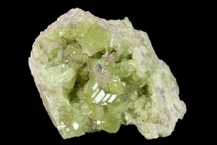 Vesuvianite Crystal Cluster - Jeffrey Mine, Canada #134418